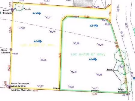 vente terrain à limerzel (56220) : à vendre / 710m² limerzel