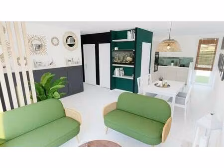 terrain avec maison neuve à vendre