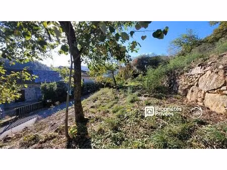 proche aubenas - terrain constructible viabilisé 785 m² avec vue panoramique