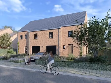 landelijke halfopen nieuwbouwwoning te koop te eindhout