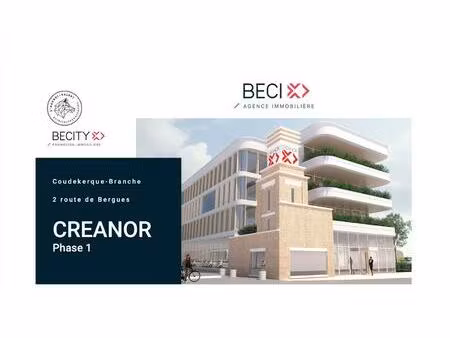 location local professionnel 42m² coudekerque branche 59210