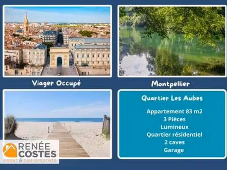 viager occupé - f81 ans - montpellier (34000)