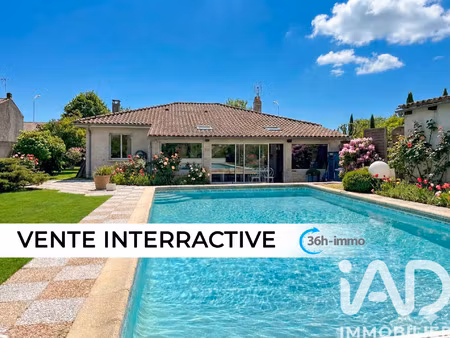 vente maison piscine à clavette (17220) : à vendre piscine / 172m² clavette