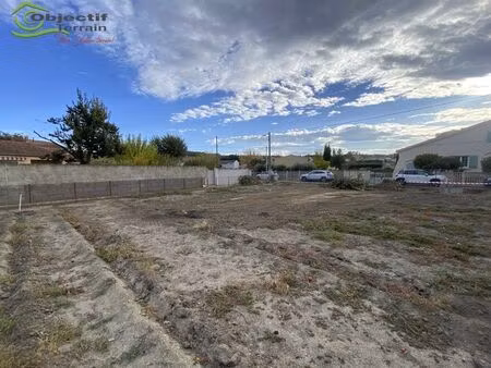 vente terrain 252 m² nissan-lez-enserune (34440)