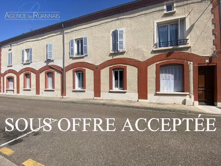 vente appartement 3 pièces 68 m² roanne (42300)