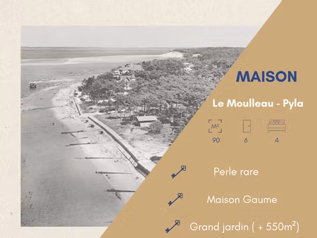 vente maison 6 pièces 90 m² à la teste-de-buch (33260)  1 549 000 €