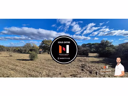 vente terrain 334 m² à sommieres (30250)  145 000 €