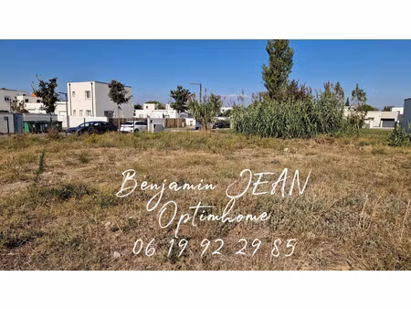 terrain à bâtir 752 m² – sérignan / proche valras-plage – à 500 m de la mer !