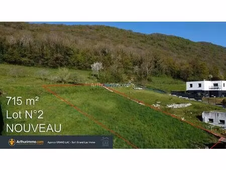 vente terrain 621 m2 à grésy-sur-aix