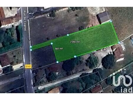 vente terrain à ars (16130) : à vendre / 2090m² ars