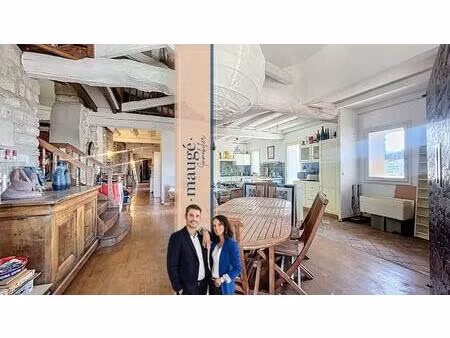 appartement - 3 chambres - mezzanine - cellier - garage - à restaurer