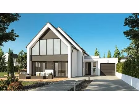 terrain avec maison neuve à vendre