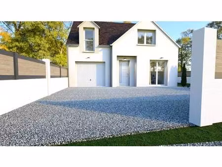 terrain avec maison neuve à vendre