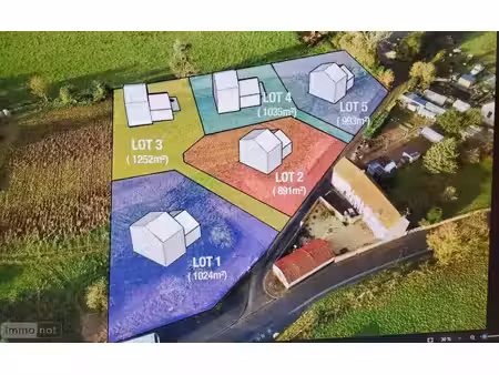 terrain constructible neuf à vendre