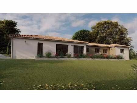 terrain avec maison neuve à vendre