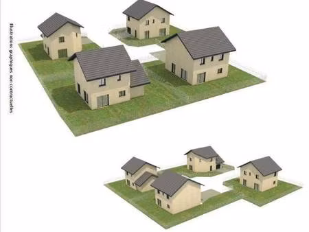 terrain avec maison neuve à vendre