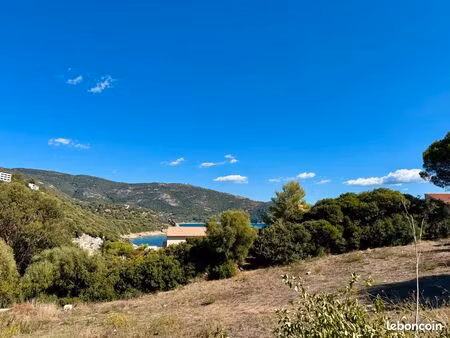 terrain constructible cargèse petite vue mer