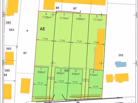 terrain 500 m² blainville sur l eau