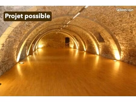 cave voutée 47m² pour stockage ou atelier
