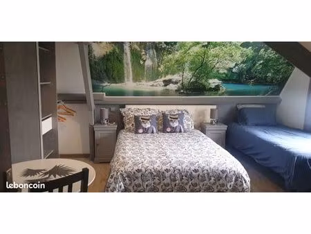 location entièrement meublée  rare avec jardin pour personnes en déplacement ou entreprise