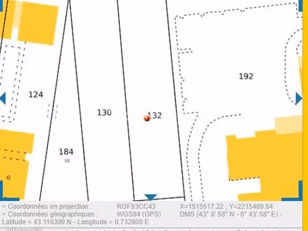 terrain 1 273 m² saint gaudens