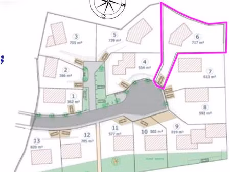 terrain de 717 m² constructible à mende à 2 minutes du centre ville