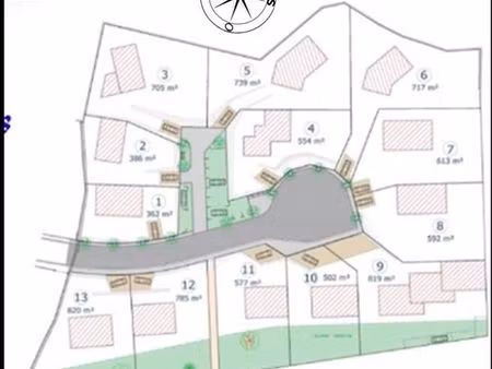 terrain de 820 m² constructible dans mende à 2 minutes du centre ville