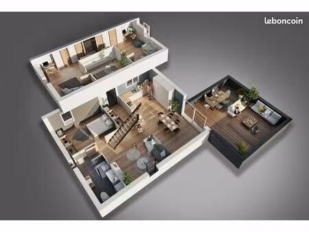 appartement 3 pièces 94 m²