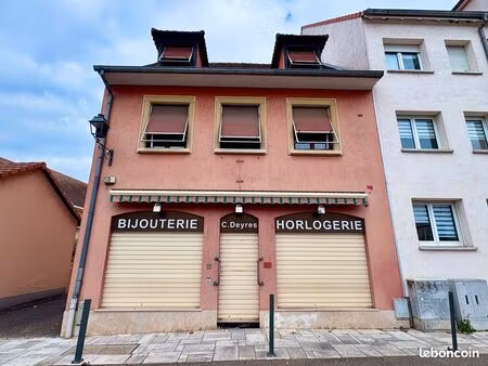 benfeld centre - maison 7p avec local commercial - garages - jardin