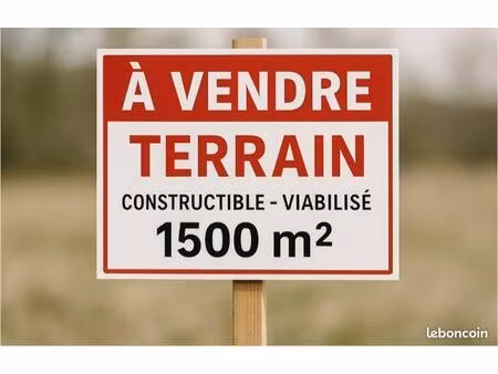 ? terrain constructible viabilisé morgemoulin