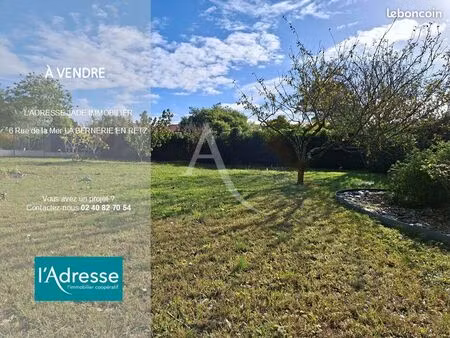 terrain 684 m² la bernerie en retz