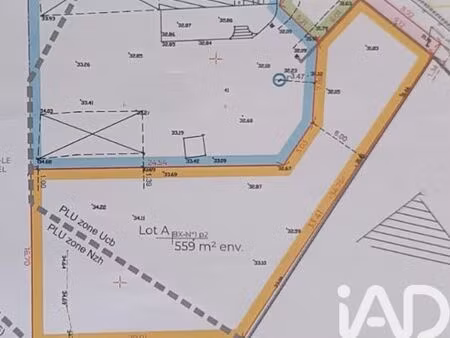 terrain 559 m² quéven