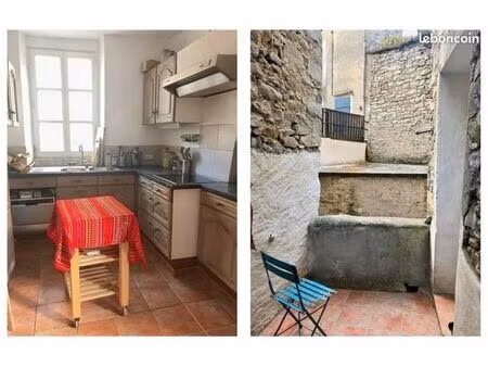 maison de village pierre 112 m2 - azillanet