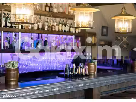 bar  fdj  fonds de commerce  pmu 130 m² vitré