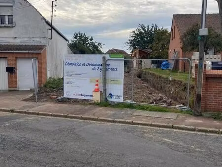 terrain montigny en gohelle