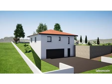 terrain + maison à andrézieux bouthéon