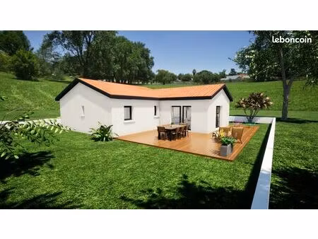 terrain + maison à st just st rambert