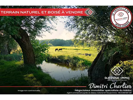 vente terrain 40000 m² à saint-vivien-de-médoc (33590)  35 000 €