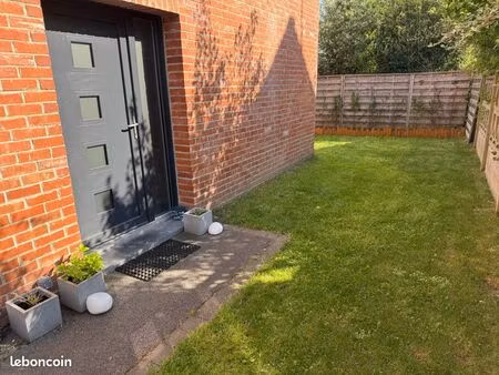 à louer – appartement t3 avec jardin et 2 places de parking – lecelles
