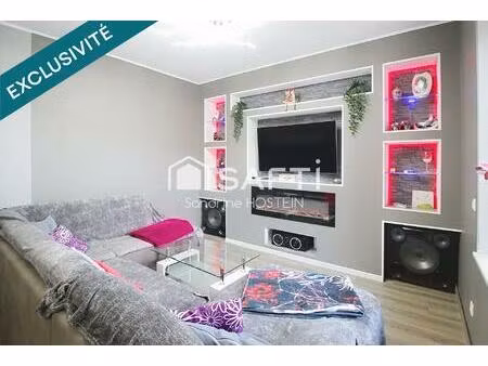 appartement duplex avec 3 chambres-mezzanine-caves-garage et jardin!