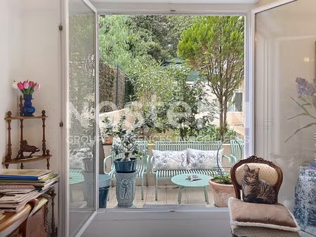 appartement 3 pieces expose sud - terrasse - jardin - proximite immediate du centre ville