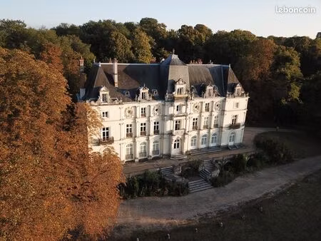 loue appartement 200m² t6 dans un château à saint-gervais-la-forêt (3km au sud de blois)
