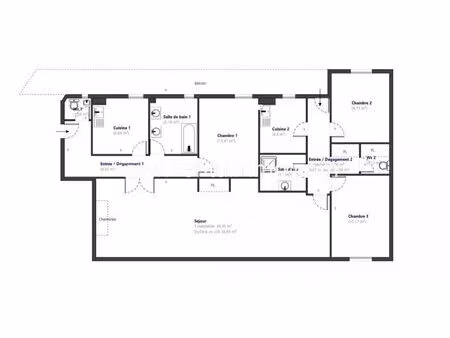 vente appartement 5 pièces 103 m² cannes (06150)