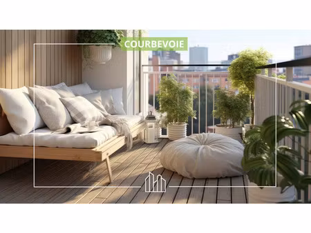 vente appartement neuf 4 pièces 79m2 courbevoie - 662000 € - surface privée
