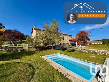 vente maison piscine à usson-en-forez (42550) : à vendre piscine / 143m² usson-en-forez