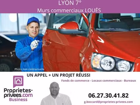 69007 lyon - murs commerciaux loues  idéal investisseur