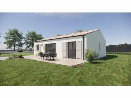 terrain avec maison neuve à vendre