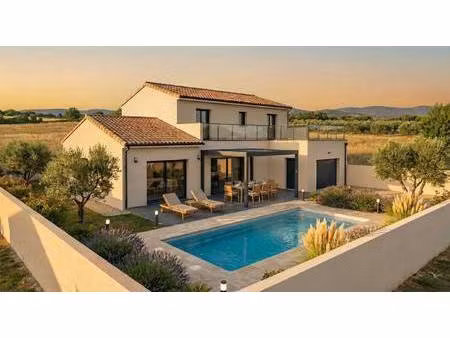 terrain avec maison neuve à vendre