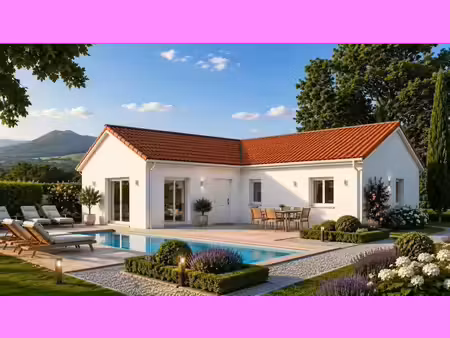 terrain avec maison neuve à vendre