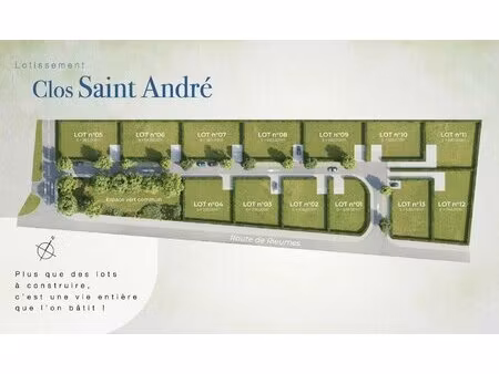 lherm lots à bâtir à partir de 88000€